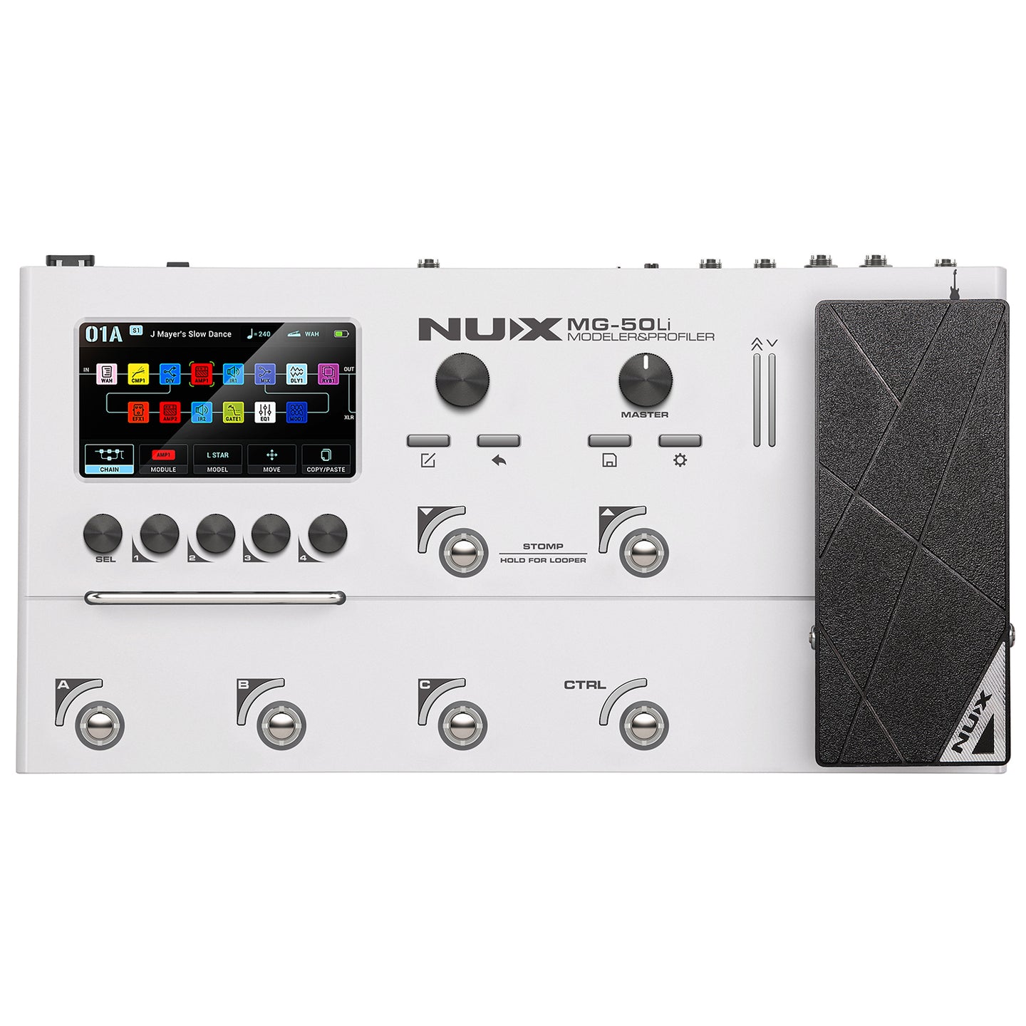 NU-X MG-50li Guitar Multi-FX White