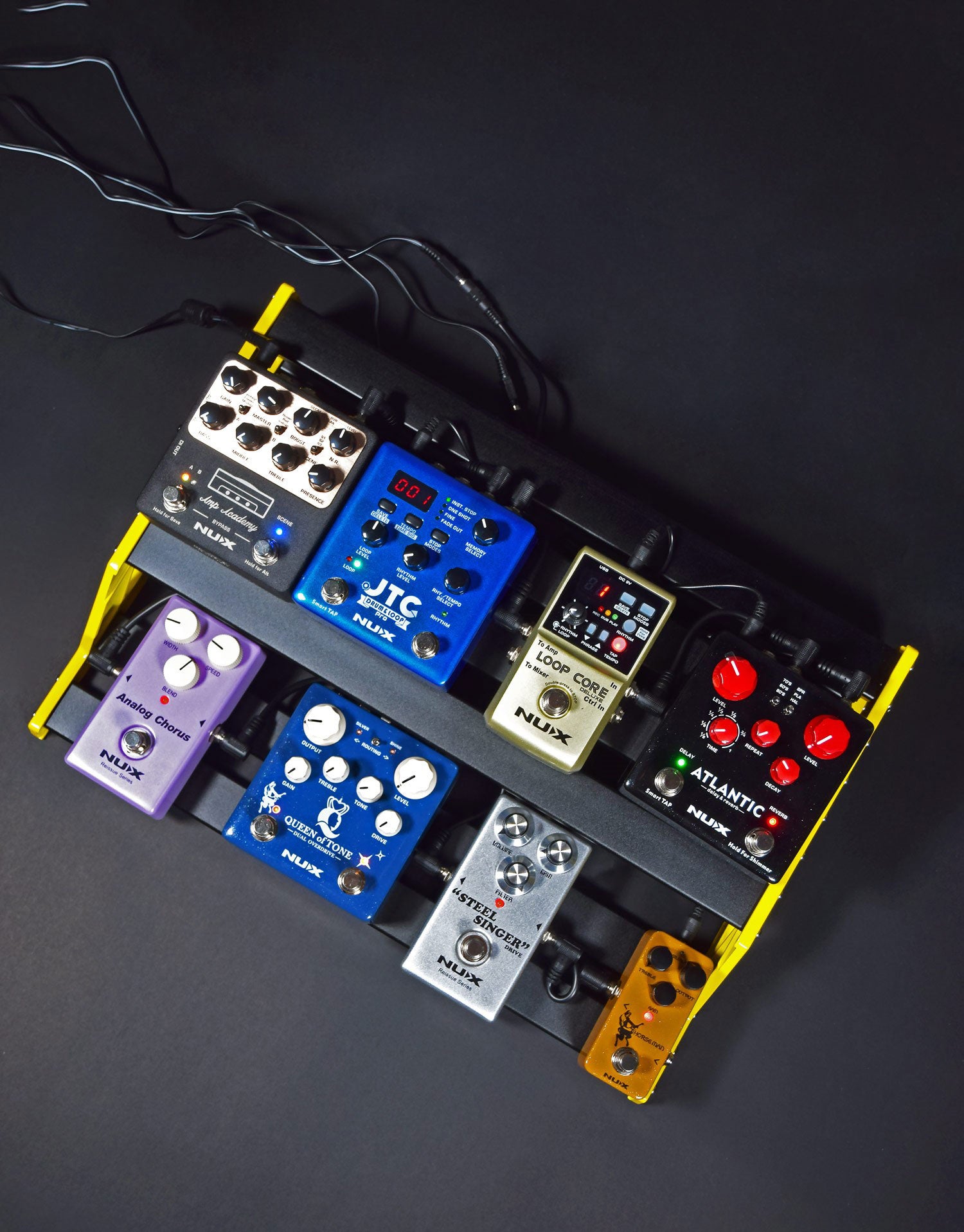 NU-X Medium Bumblebee Pedalboard + Bag + Accessories - view 3