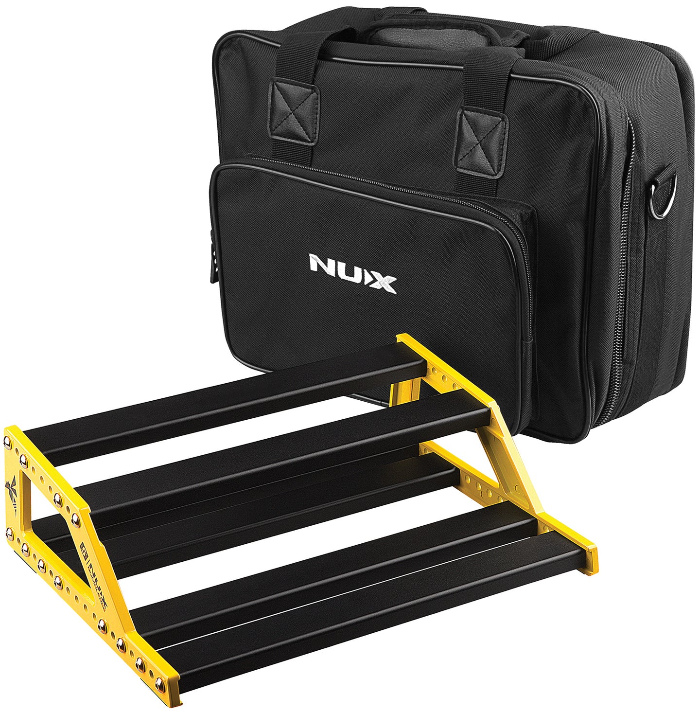 NU-X Small Bumblebee Pedlboard + Bag + Accessories - view 4