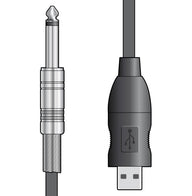 Citronic Mono 6.3mm Jack to USB converter lead