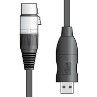 Citronic XLRF to USB converter lead