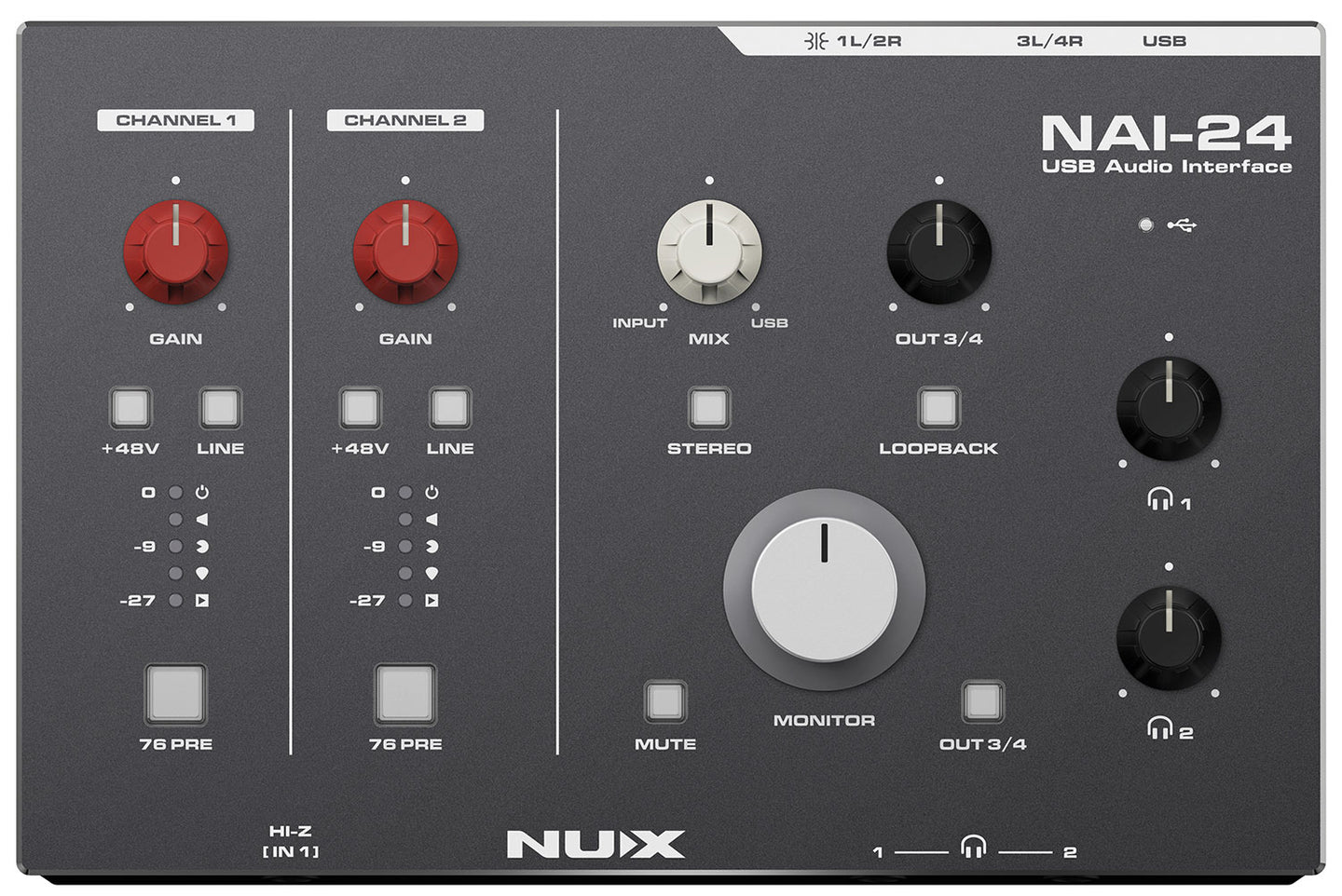 NU-X NAI-24 USB Audio Interface