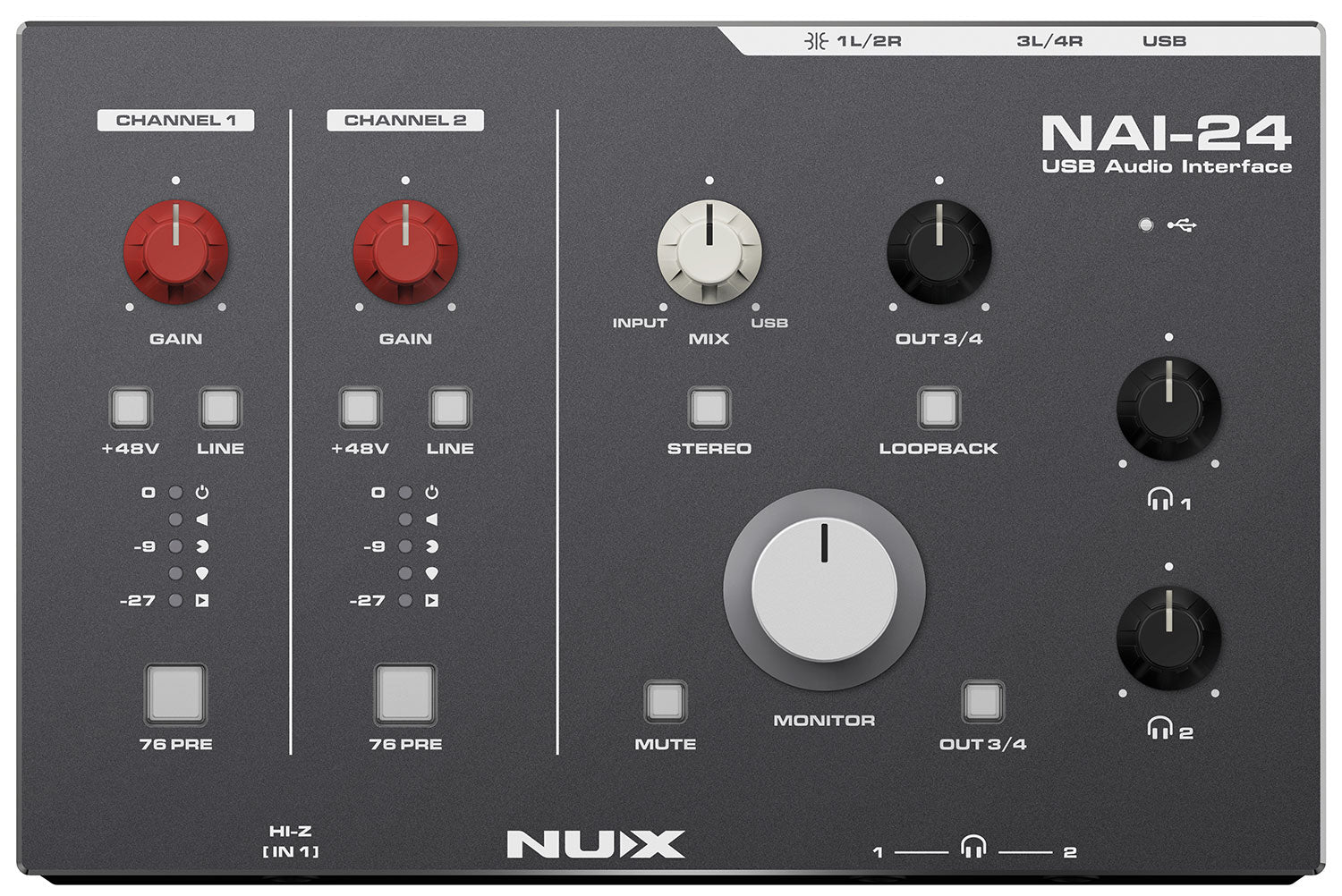 NU-X NAI-24 USB Audio Interface