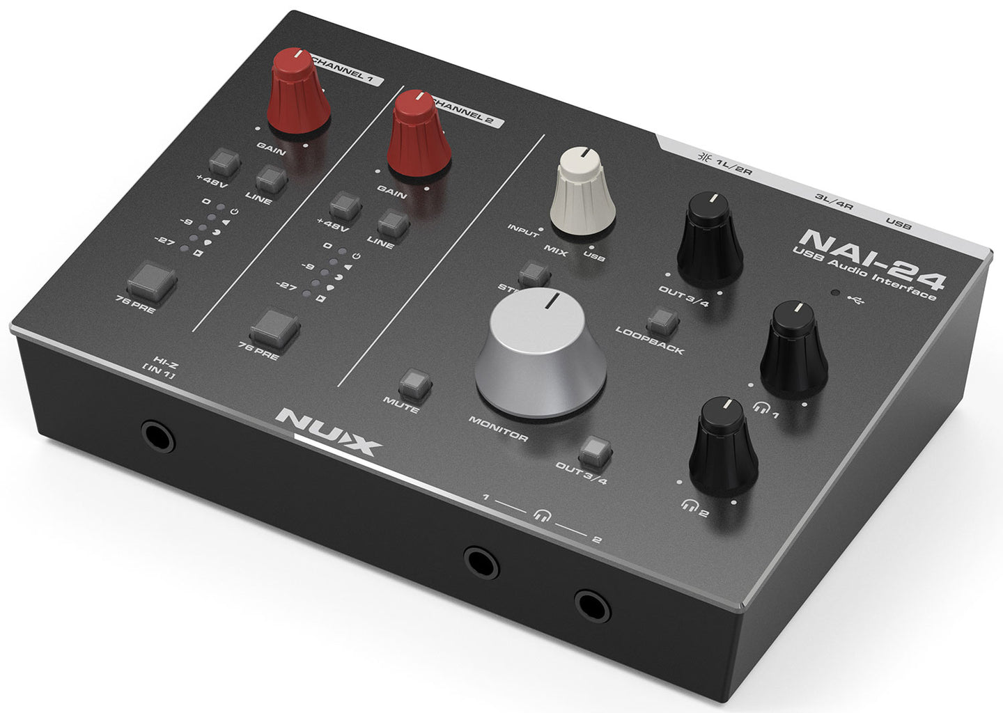NU-X NAI-24 USB Audio Interface - view 5