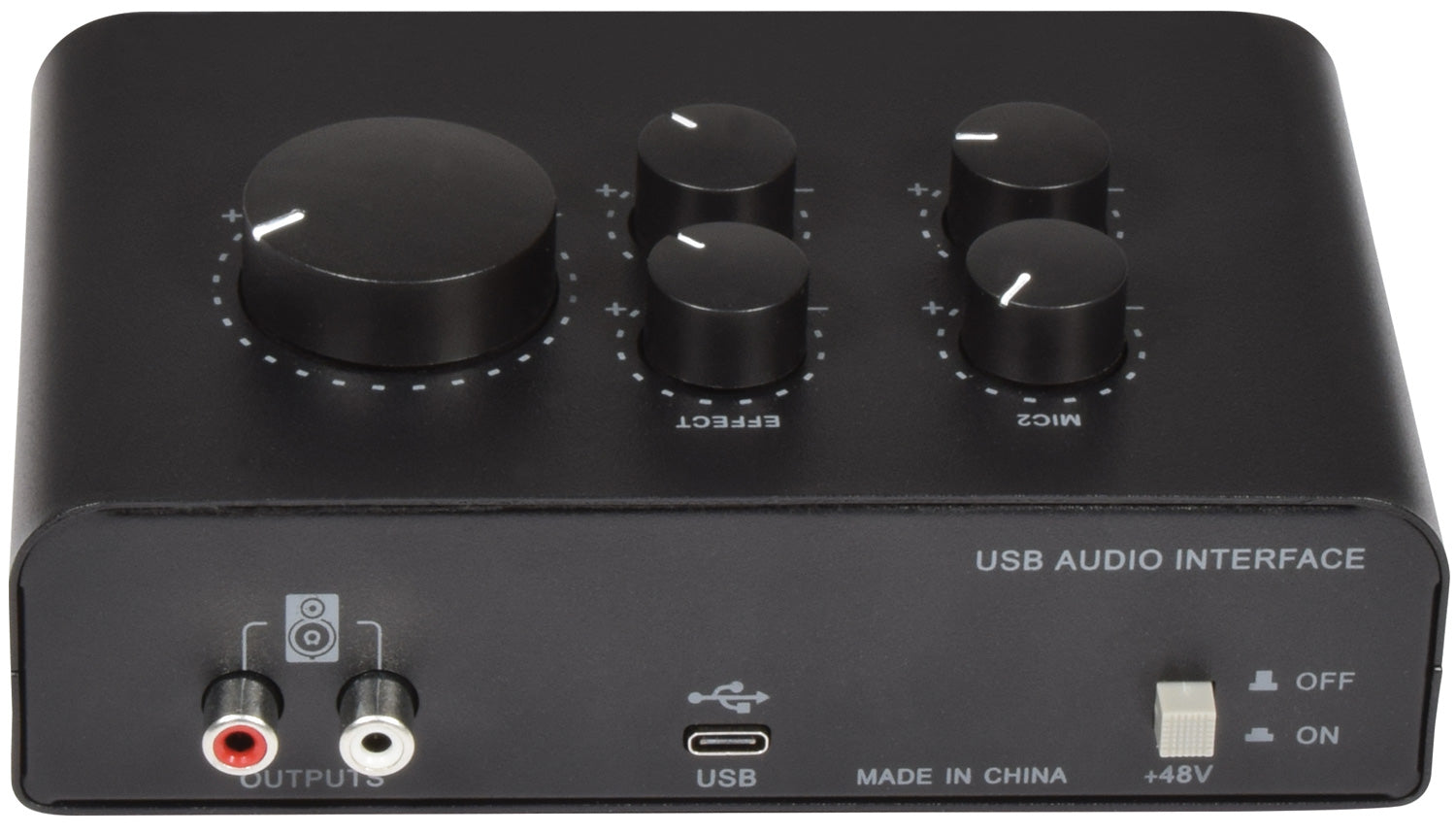 Citronic USB Audio Interface - 2 Microphone + 1 Instrument - view 4