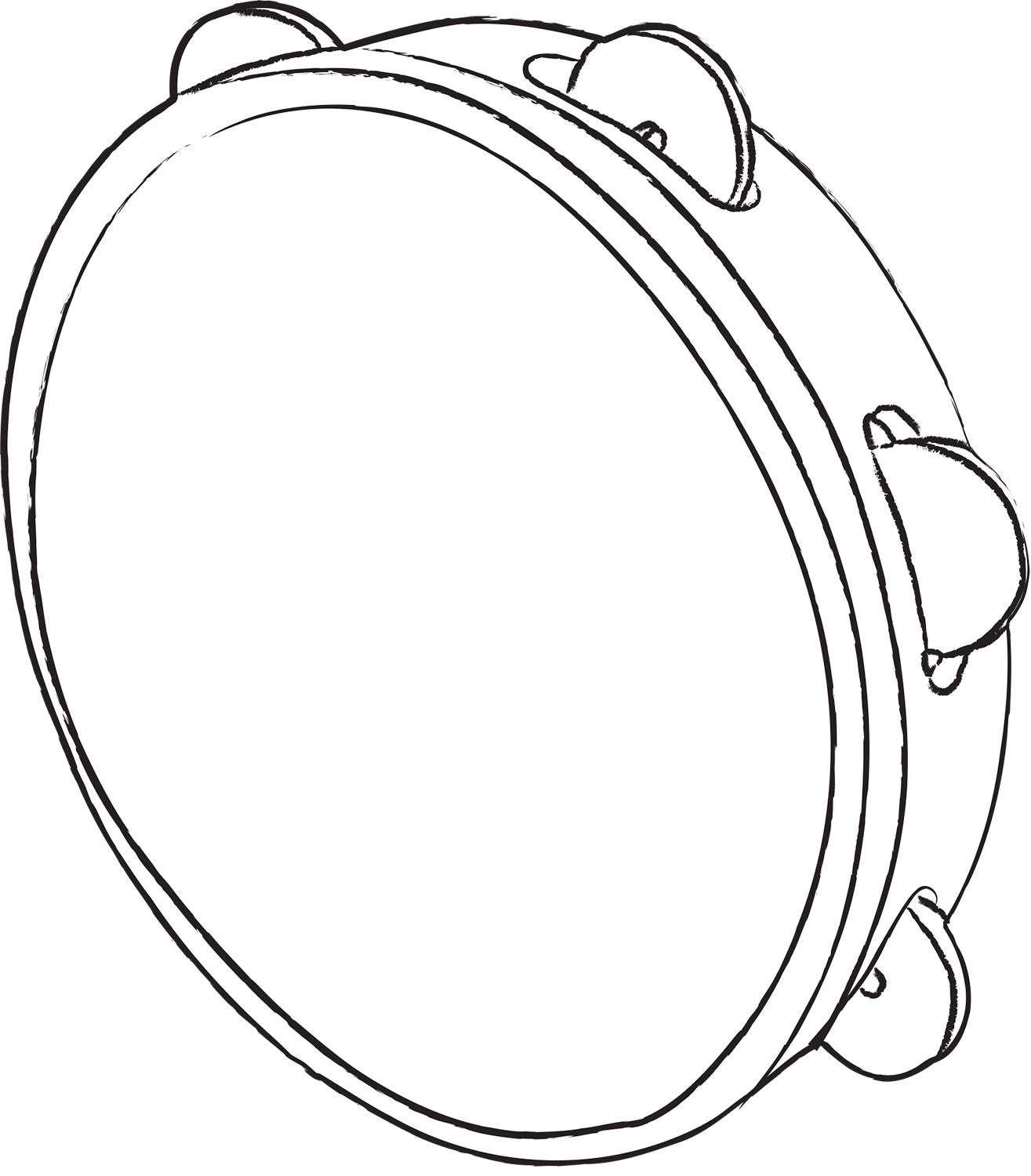 Chord Headed Tambourine 20cm (8") - view 2