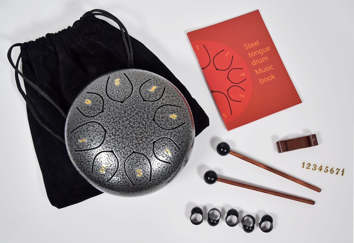 Chord Tongue Drum 6 inch 8-note - Silver - view 3