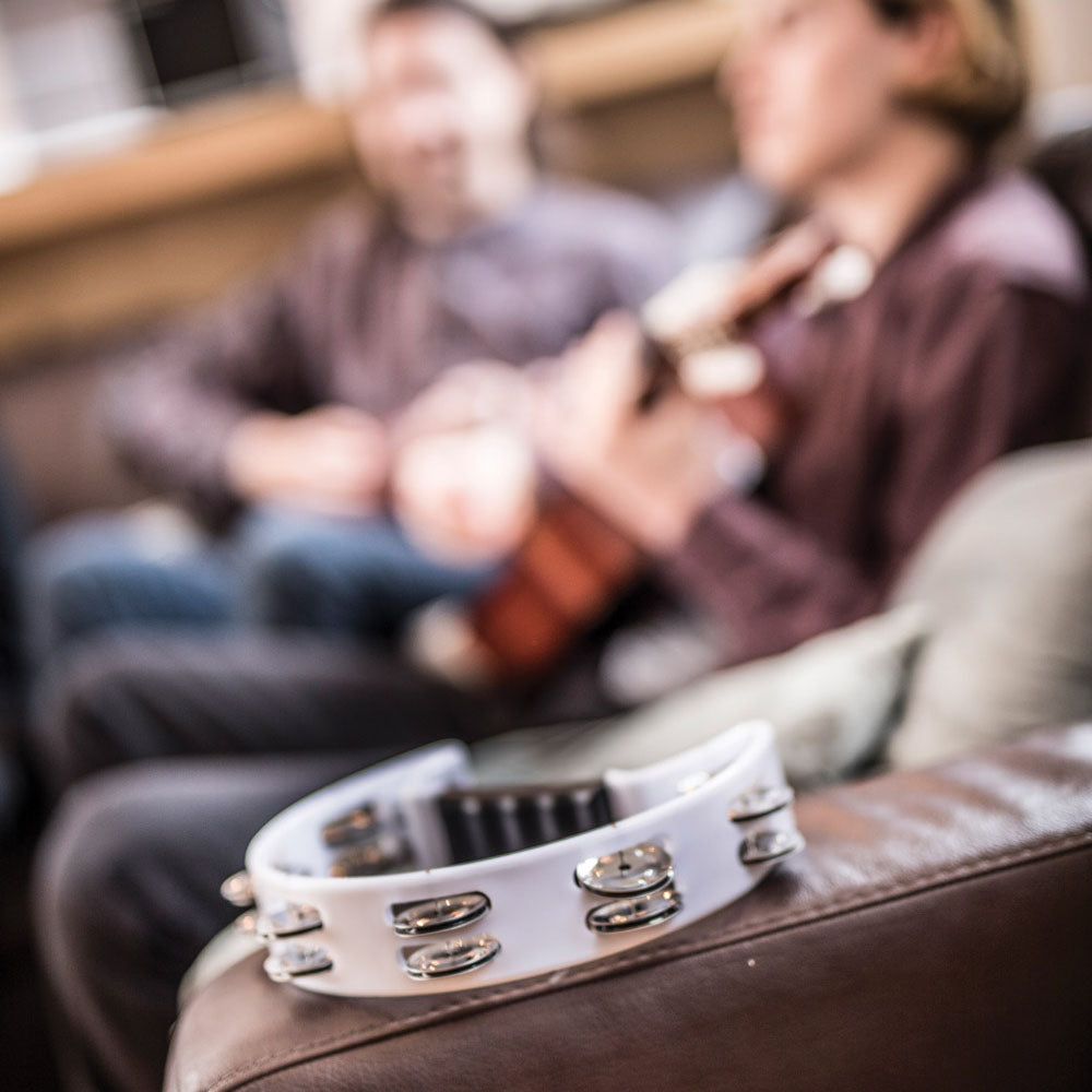 Chord Tambourine - Single D white - view 5
