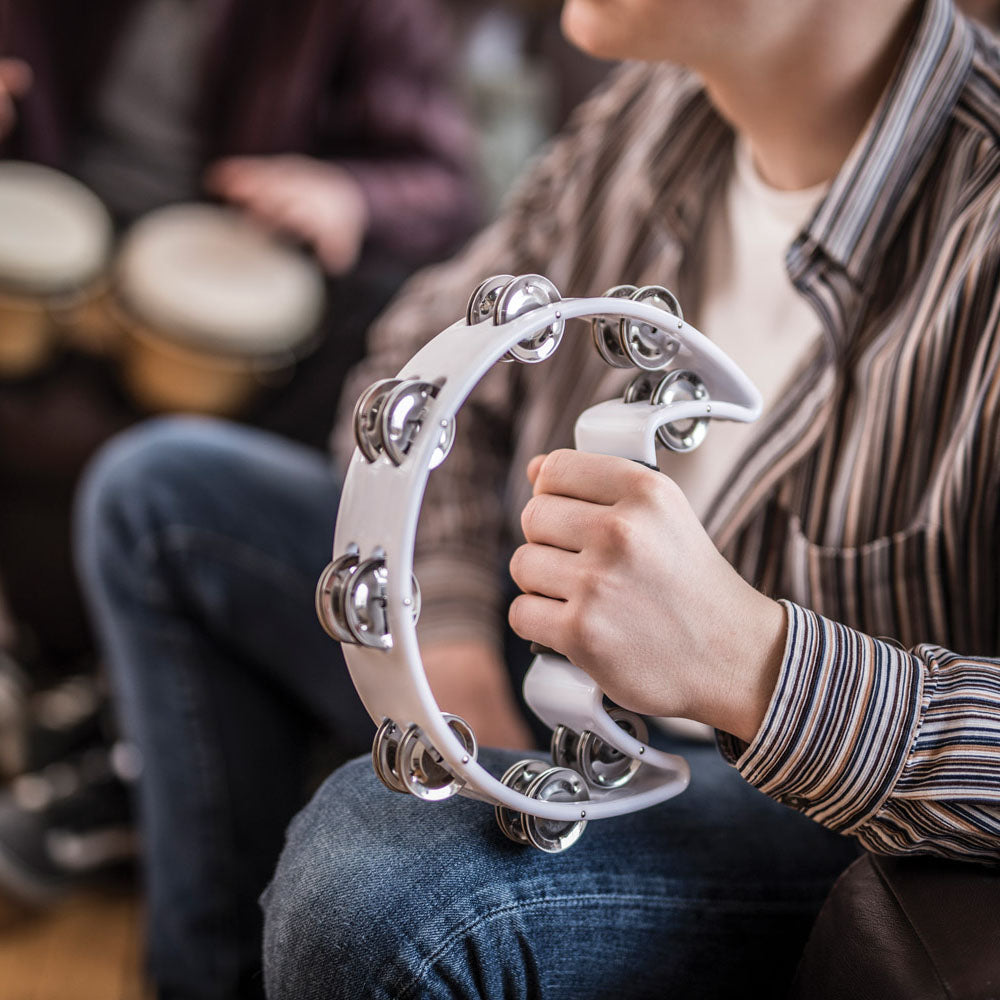 Chord Tambourine - Single D white - view 9