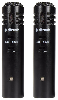 Citronic EC20 Condenser Microphones - Stereo Pair