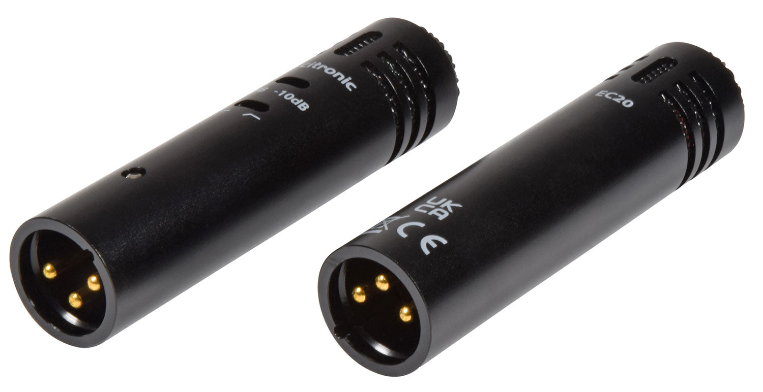 Citronic EC20 Condenser Microphones - Stereo Pair - view 3
