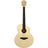 Chord Nomad Electro-Acoustic Guitar White Quilted Maple