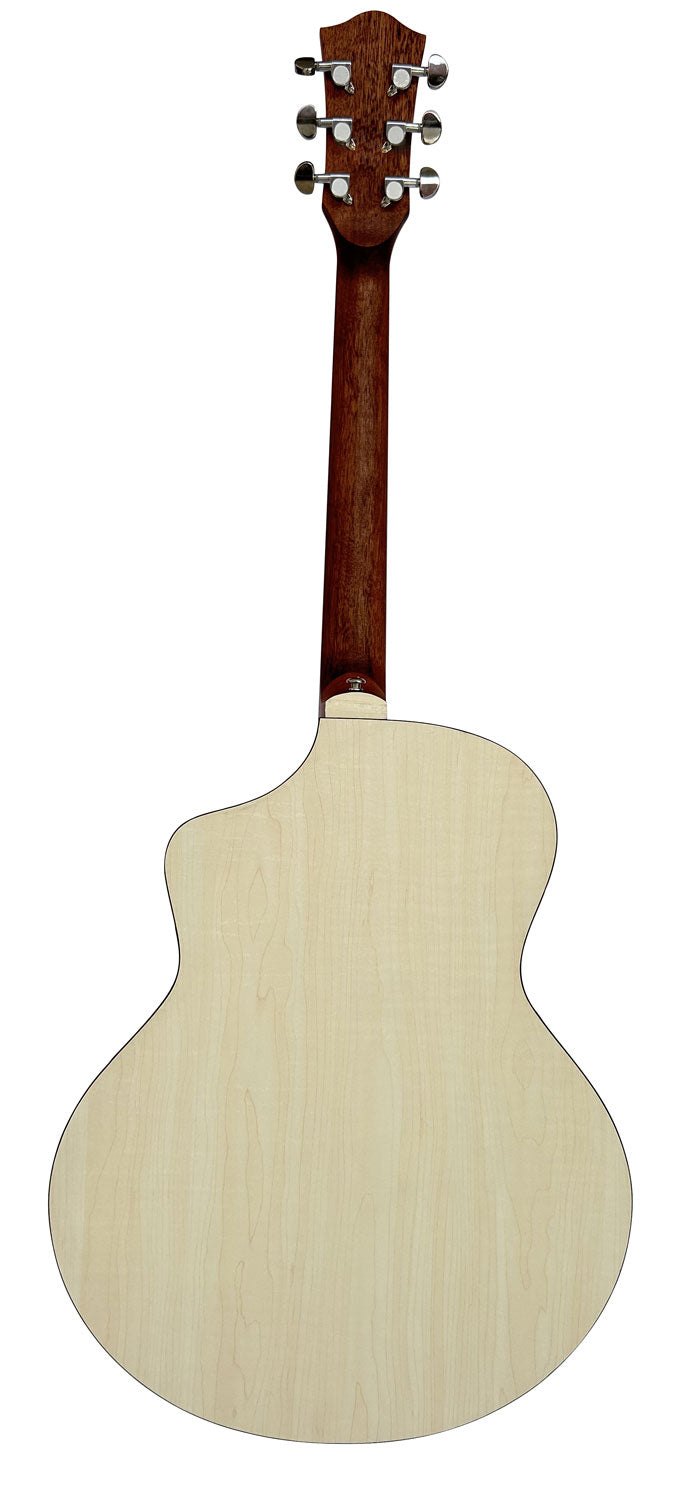 Chord Nomad Electro-Acoustic Guitar White Quilted Maple - view 26