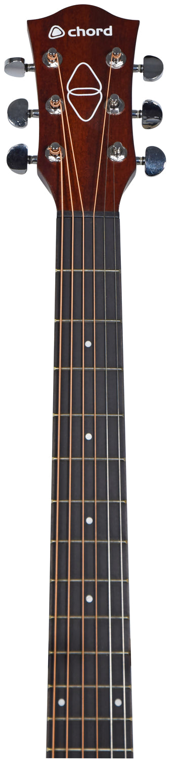 Chord Nomad Electro-Acoustic Guitar White Quilted Maple - view 6