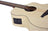 Chord Nomad Electro-Acoustic Guitar White Quilted Maple - view 10