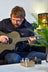 Chord Nomad Electro-Acoustic Guitar  Black Quilted Maple - view 18
