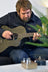 Chord Nomad Electro-Acoustic Guitar  Black Quilted Maple - view 20