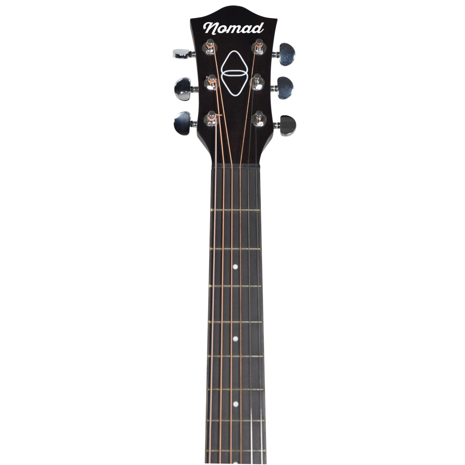 Chord Nomad Electro-Acoustic Guitar  Black Quilted Maple - view 6