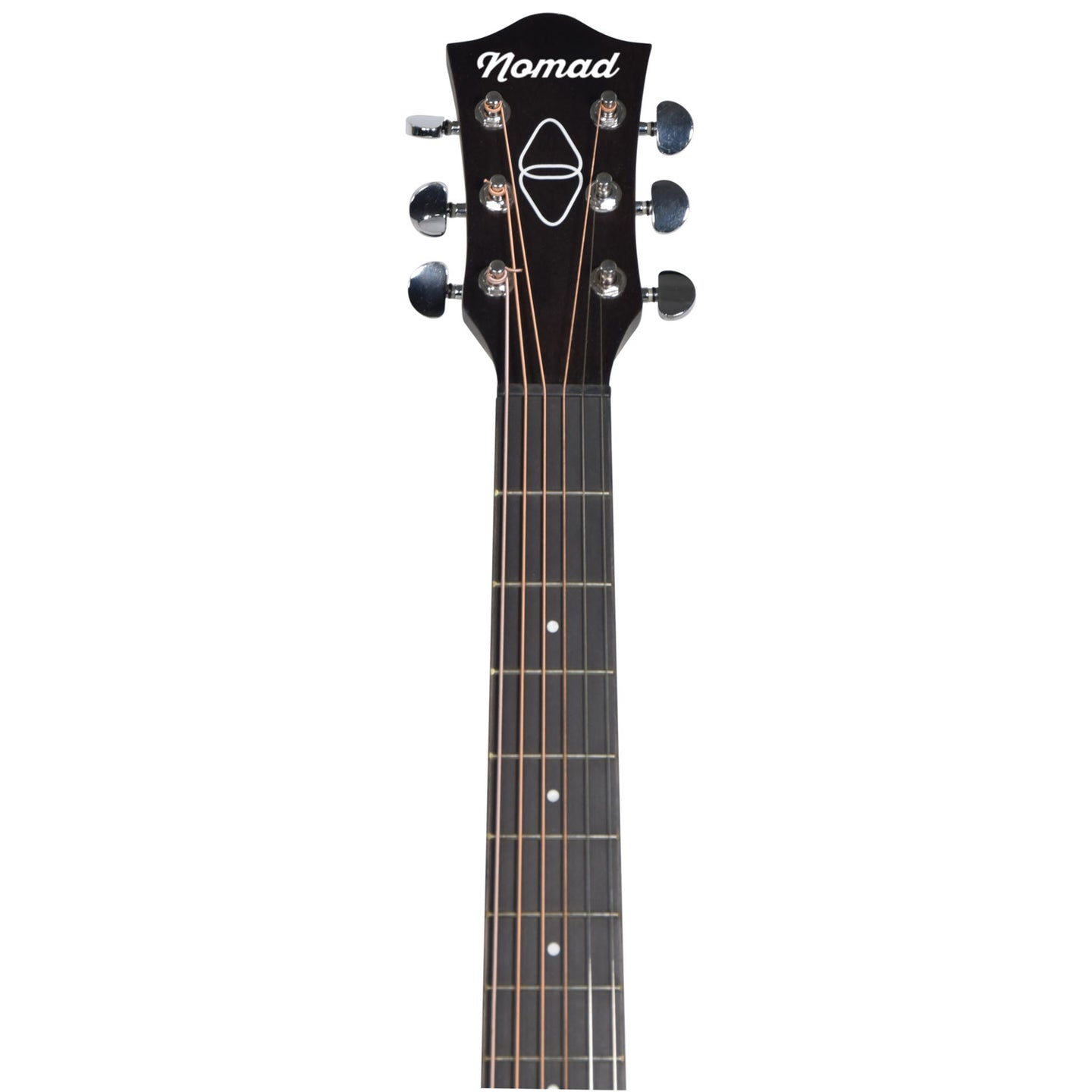 Chord Nomad Electro-Acoustic Guitar  Black Quilted Maple - view 6