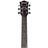 Chord Nomad Electro-Acoustic Guitar  Black Quilted Maple - view 6