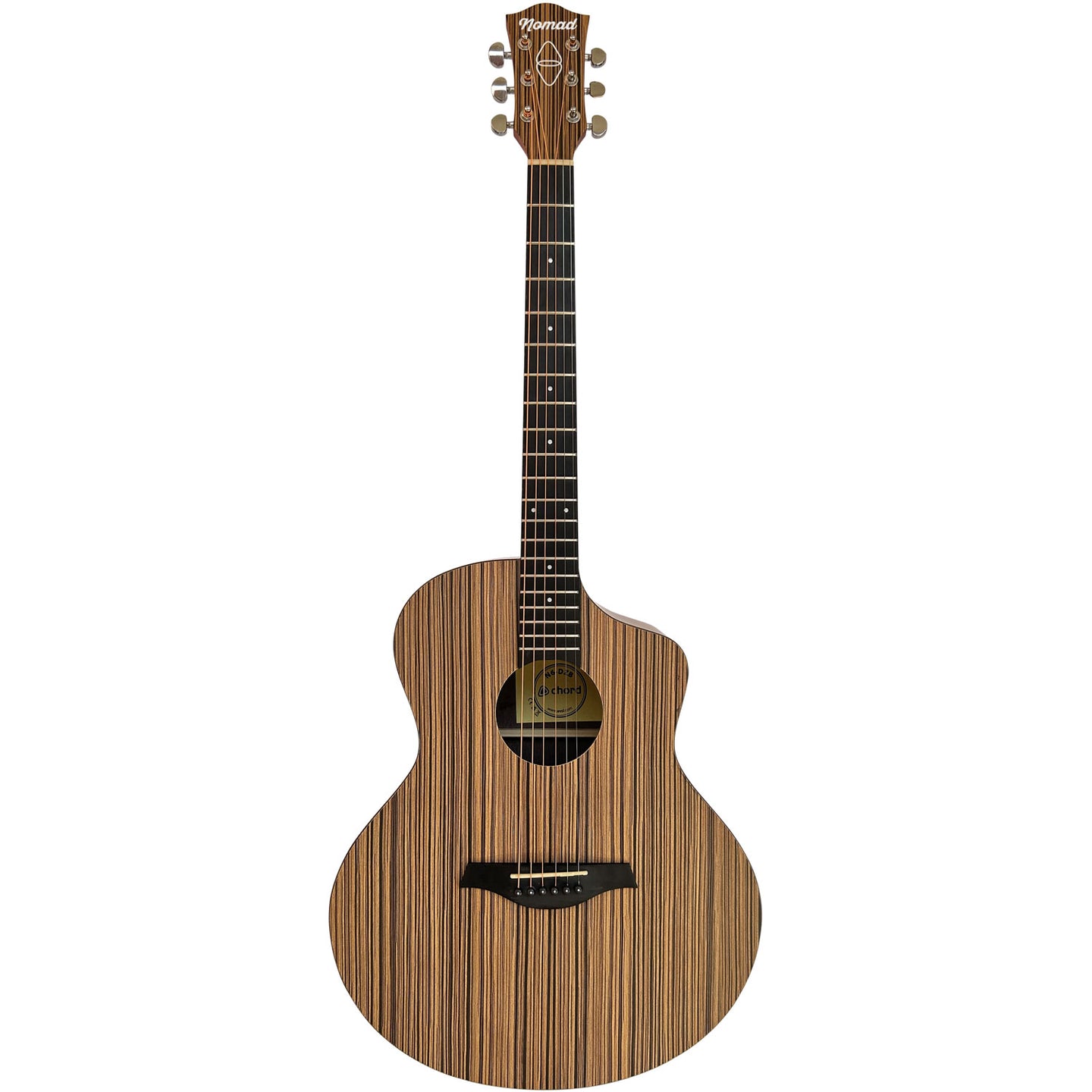 Chord Nomad Electro-Acoustic Guitar Deep Zebrano