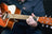 Chord Sundown Electro-Acoustic Western Guitar - Dark Zebrano - view 21