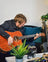 Chord Sundown Electro-Acoustic Western Guitar - Dark Zebrano - view 20