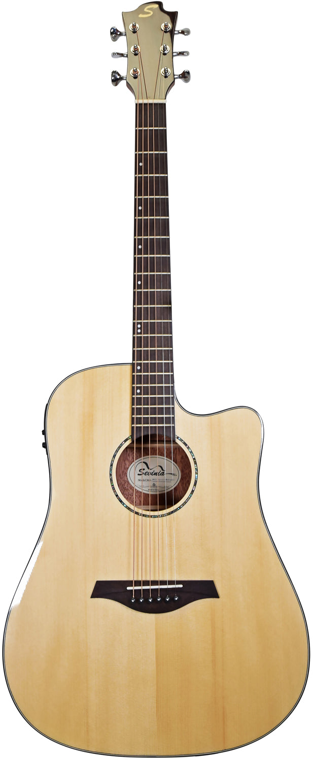 Sevinia Sevinia W41C Solid Spruce Top with Mahogany Back & Sides