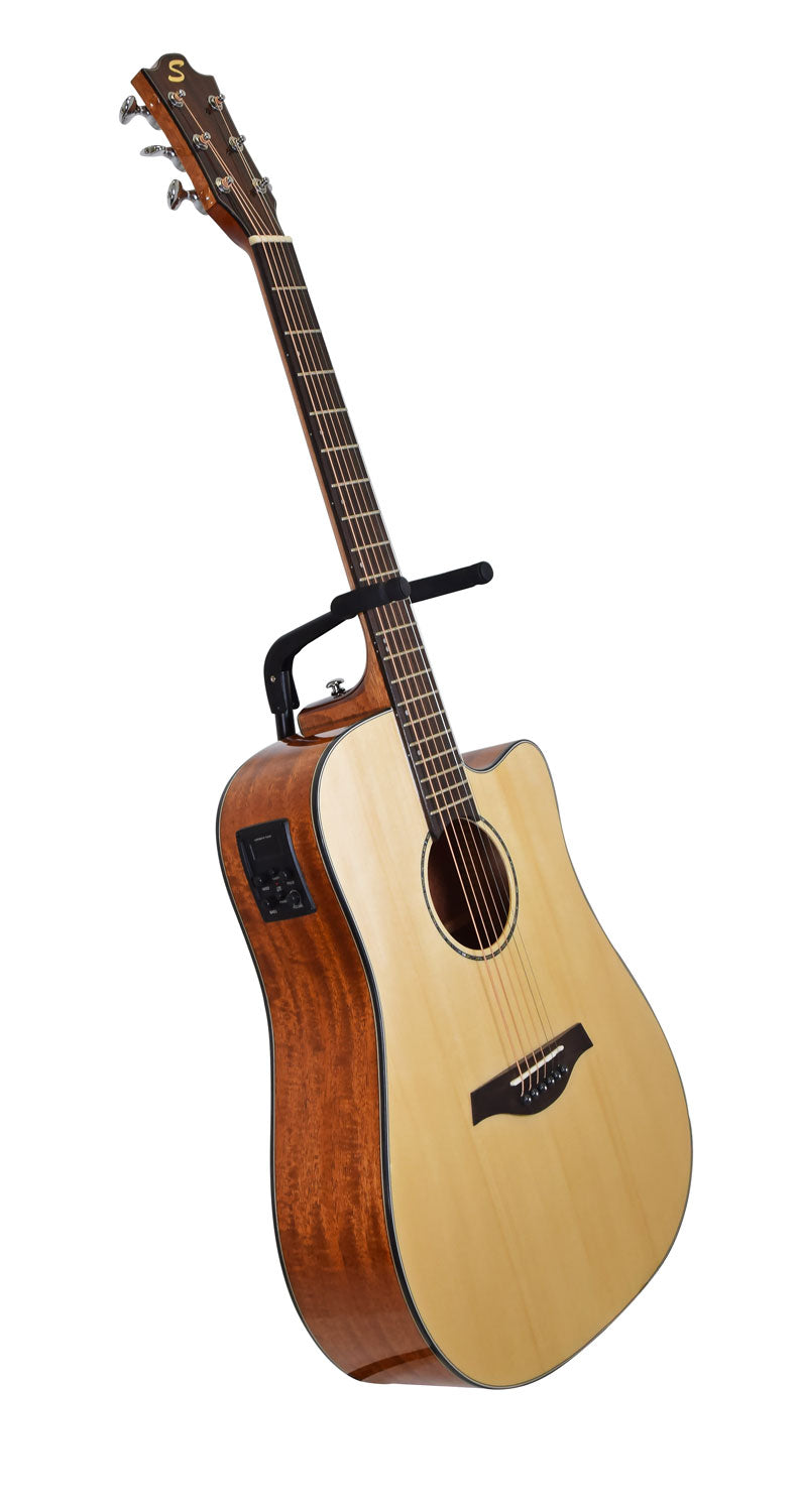 Sevinia Sevinia W41C Solid Spruce Top with Mahogany Back & Sides - view 17