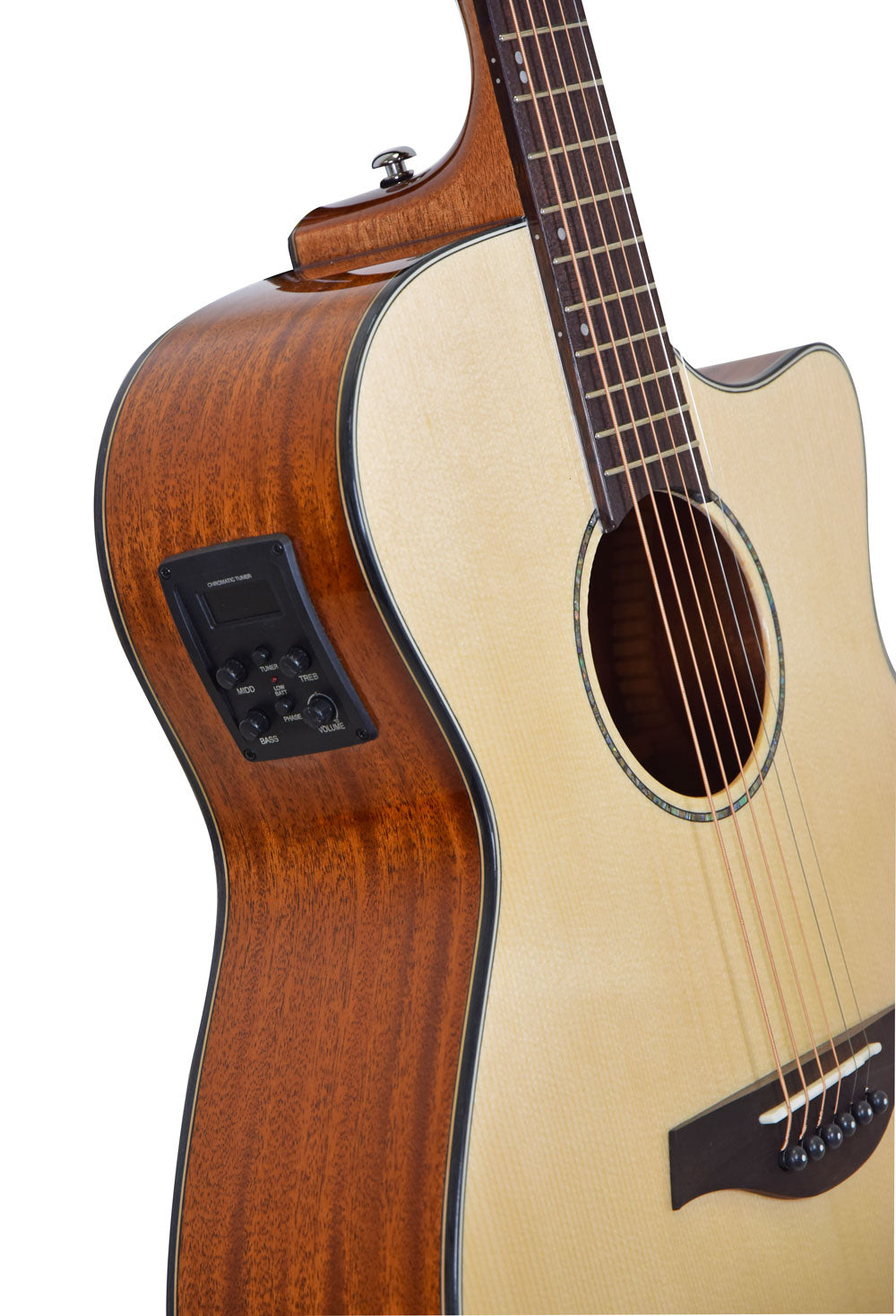 Sevinia Sevinia GA41C Solid Spruce Top with Mahogany Back & Sides - view 7
