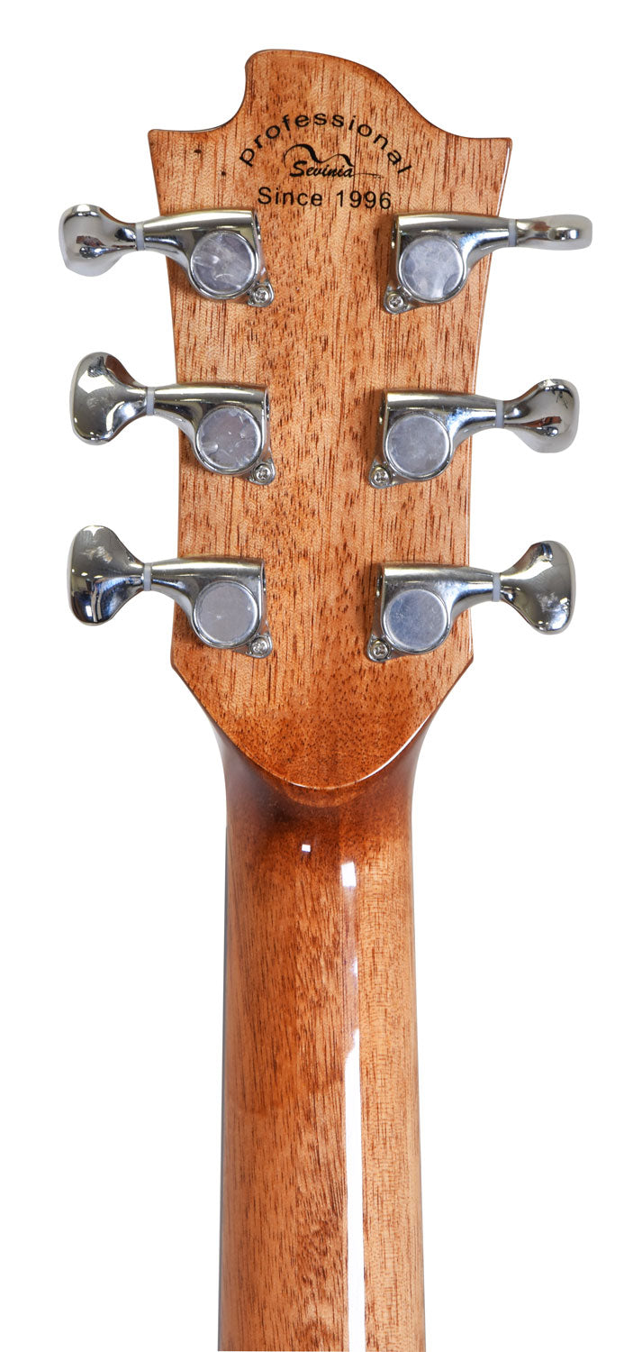 Sevinia Sevinia OM40 Solid Spruce Top with Mahogany Back & Sides - view 17