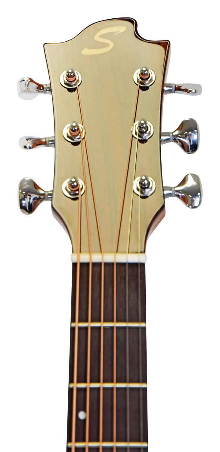 Sevinia Sevinia OM40 Solid Spruce Top with Mahogany Back & Sides - view 15