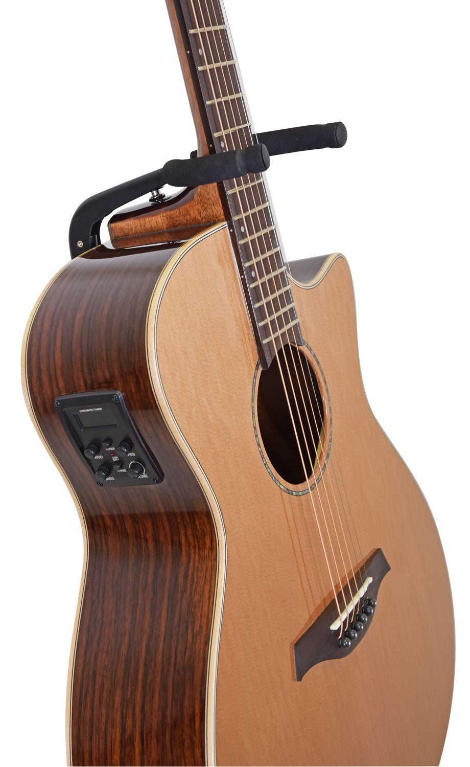 Sevinia Sevinia GA41C Solid Cedar Top with Rosewood Back & Sides - view 12