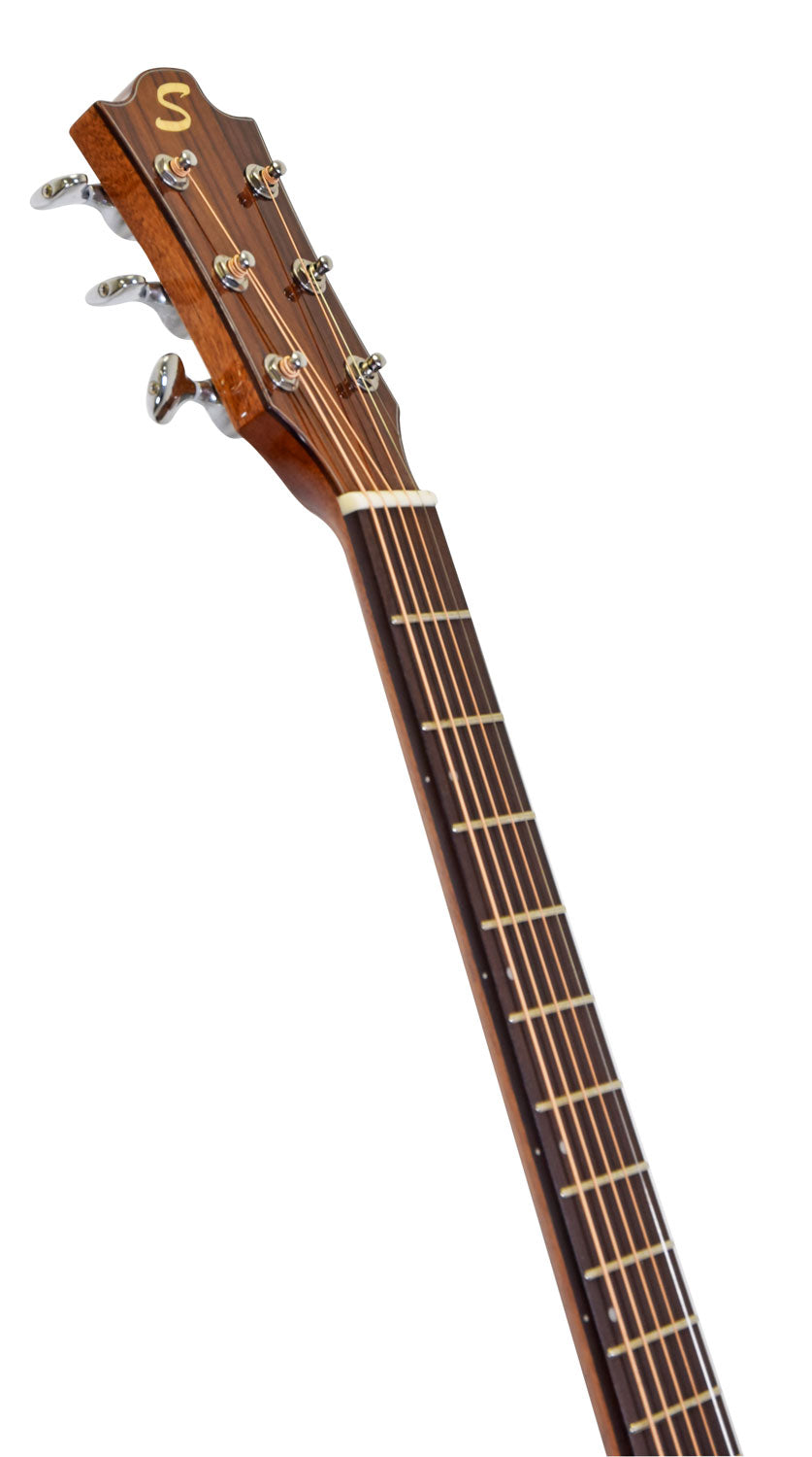Sevinia Sevinia GA41C Solid Cedar Top with Rosewood Back & Sides - view 14