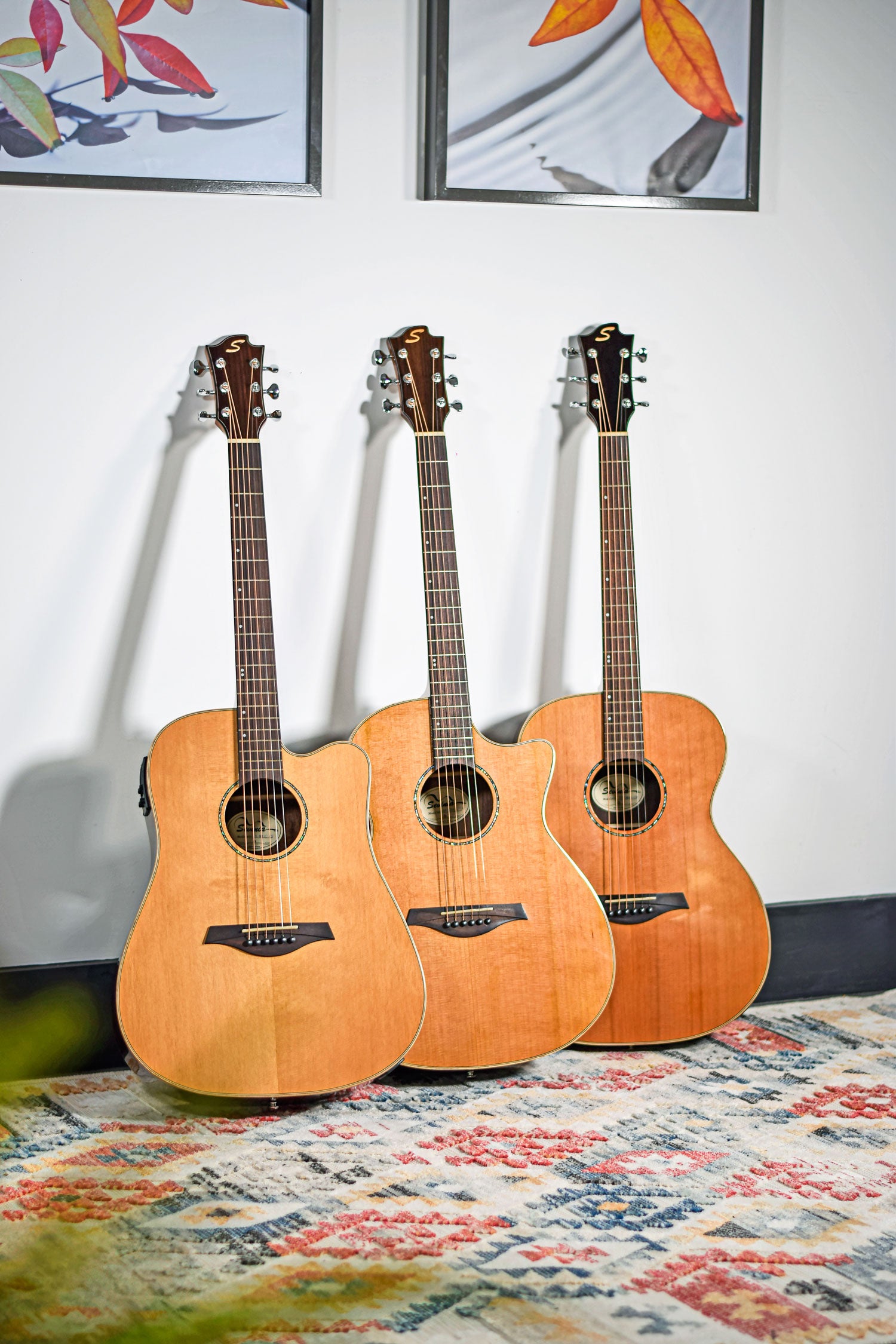 Sevinia Sevinia GA41C Solid Cedar Top with Rosewood Back & Sides - view 9