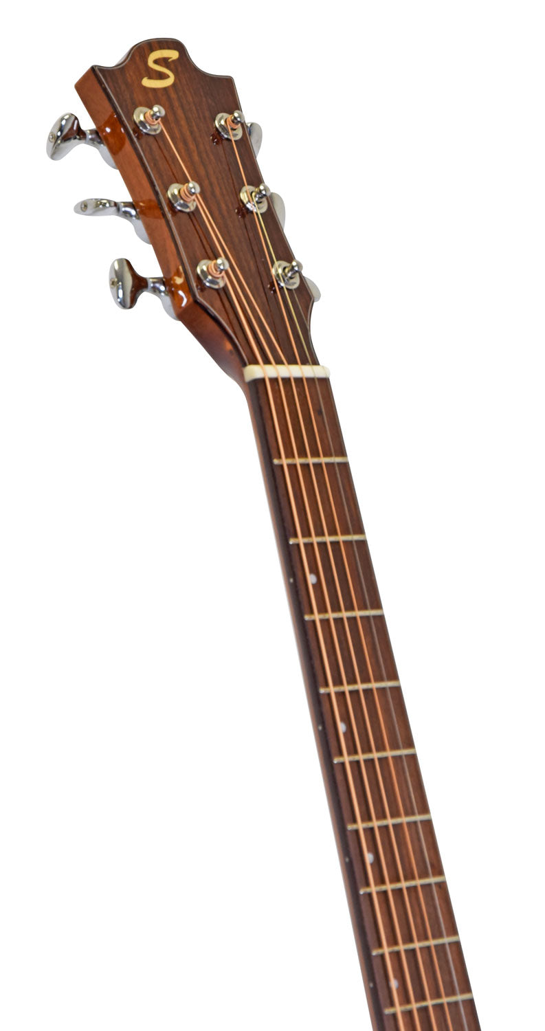 Sevinia Sevinia OM40 Solid Cedar Top with Rosewood Back & Sides - view 6