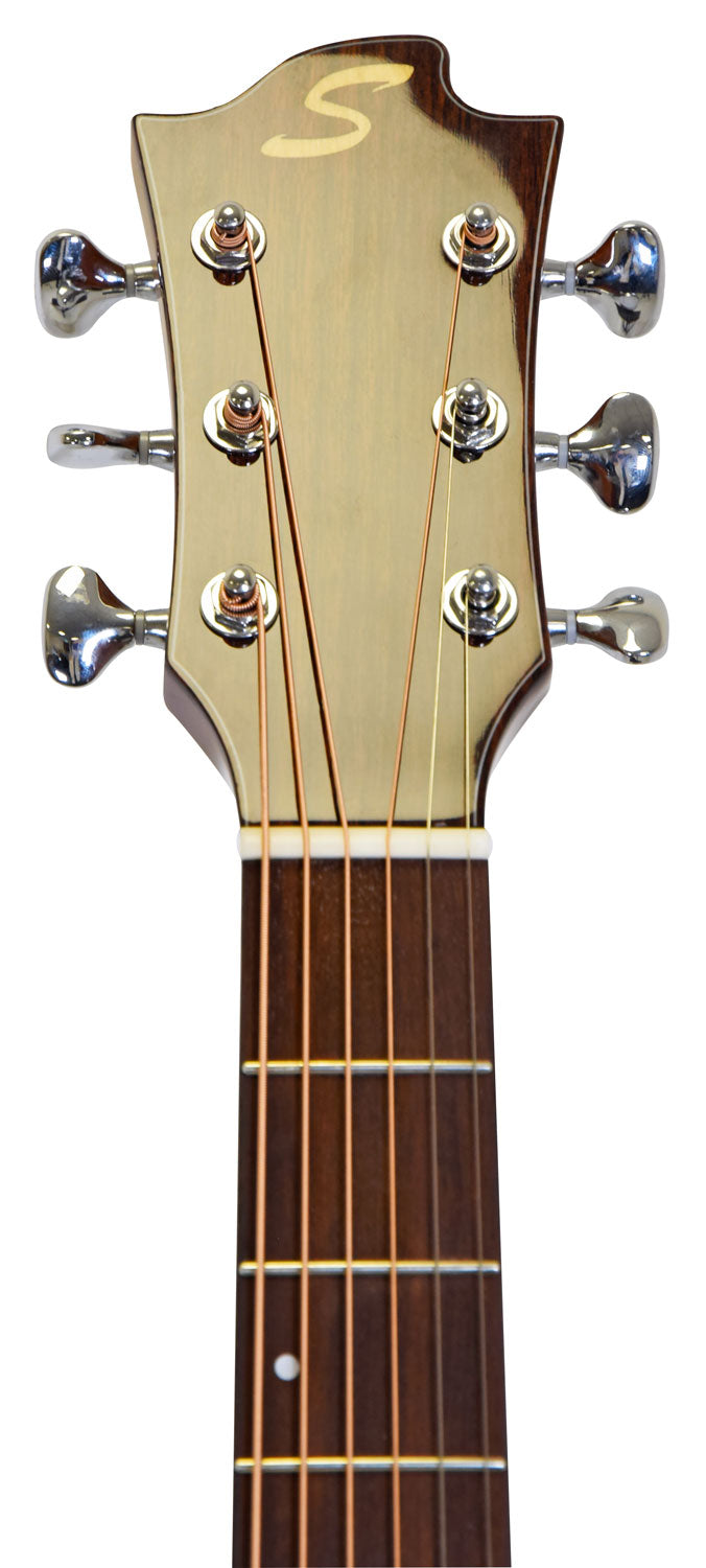 Sevinia Sevinia OM40 Solid Cedar Top with Rosewood Back & Sides - view 4