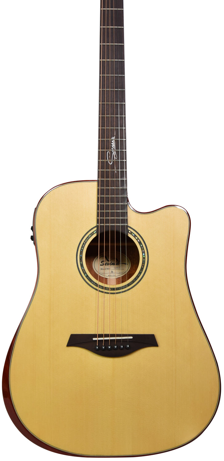 Sevinia Sevinia Solid Body Western Electro-Acoustic Guitar - view 3