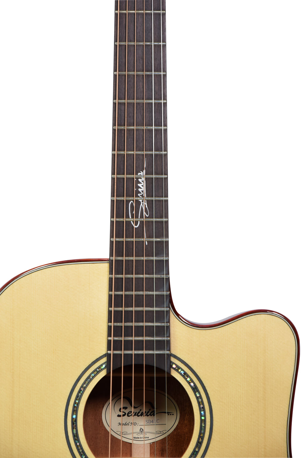 Sevinia Sevinia Solid Body Western Electro-Acoustic Guitar - view 4