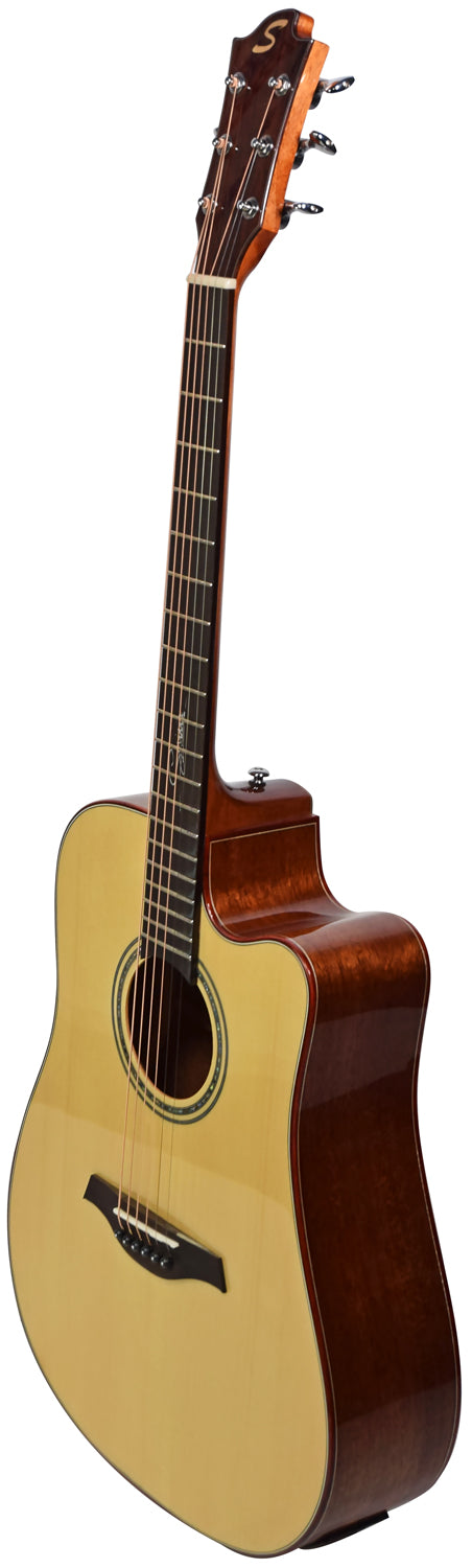 Sevinia Sevinia Solid Body Western Electro-Acoustic Guitar - view 7