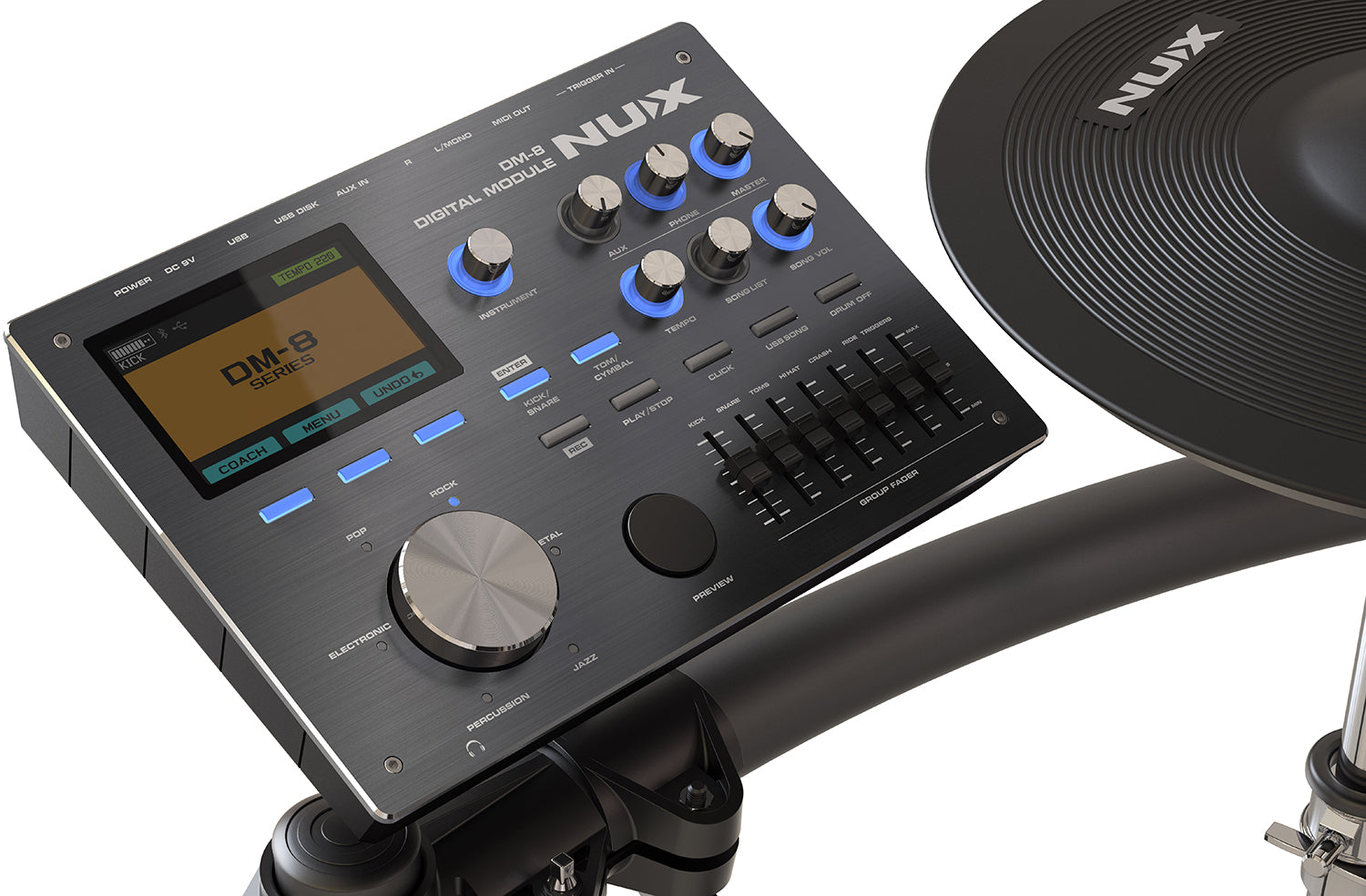 NU-X DM-8 Digital Drum Kit - view 5