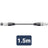 QTX DMX lighting lead, 3-pin XLR plug to 3-pin XLR socket - 1.5m - view 3