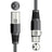 QTX DMX lighting lead, 3-pin XLR plug to 3-pin XLR socket - 6.0m