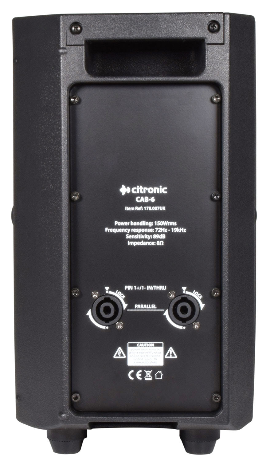 Citronic CAB-6 Passive Speaker Cab 150Wrms - view 3