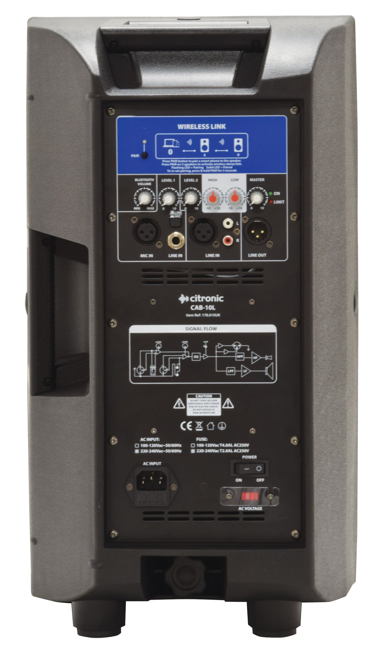 Citronic CAB-10L BT Link Speaker 220W - view 3