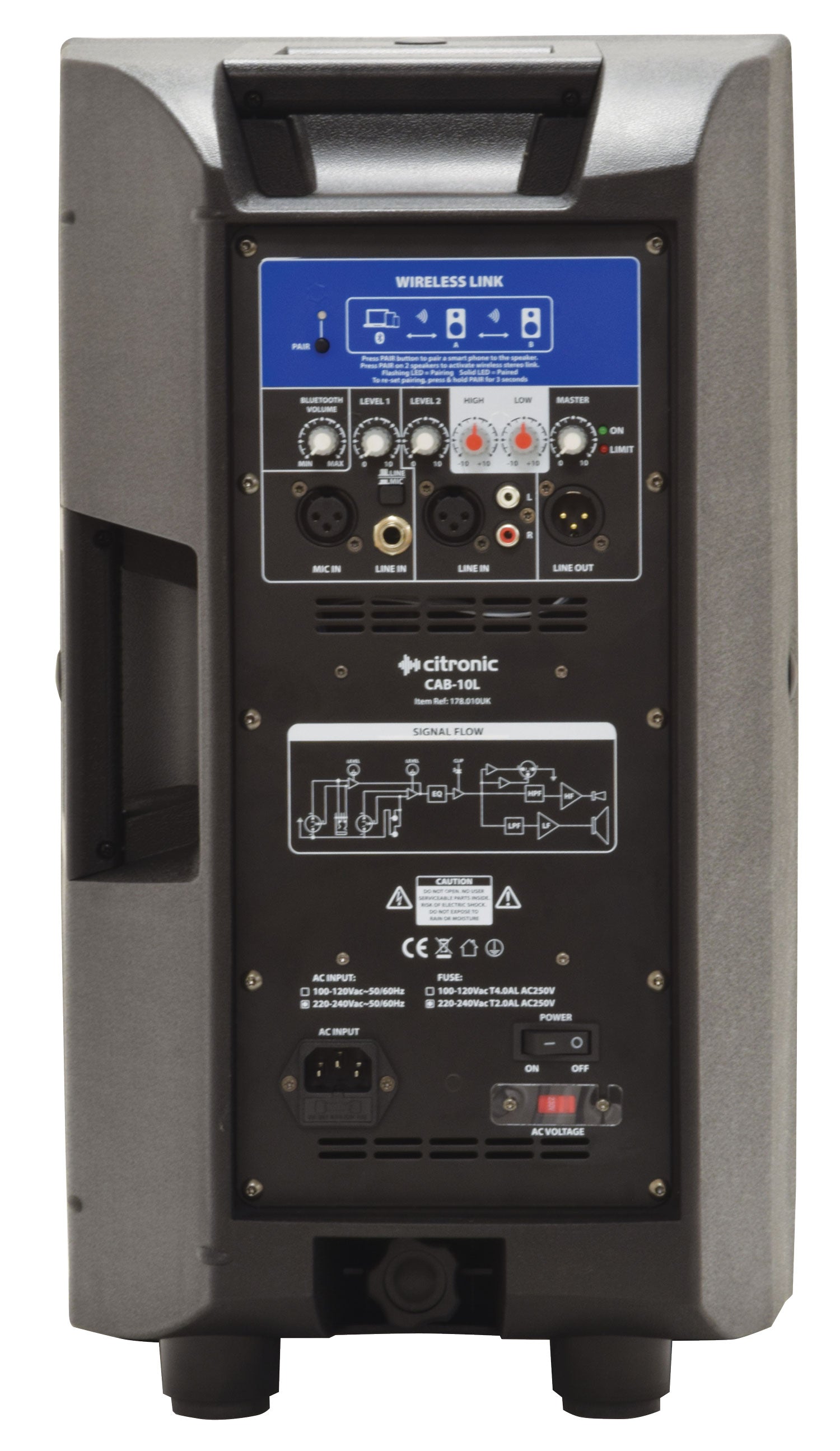 Citronic CAB-10L BT Link Speaker 220W - view 3