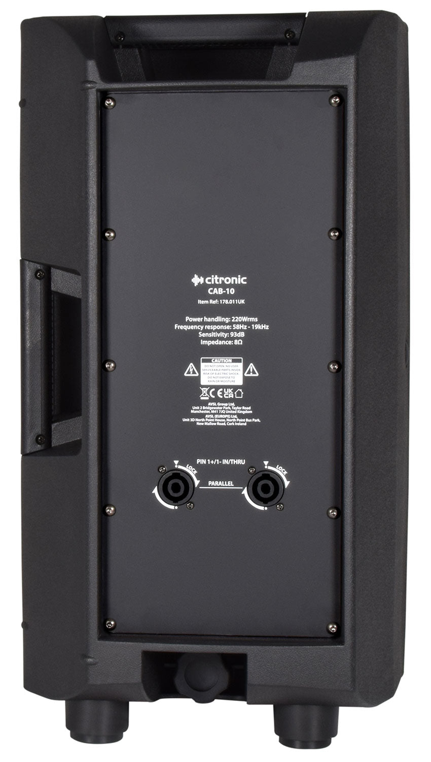 Citronic CAB-10 Passive Speakr Cab 220Wrms - view 3