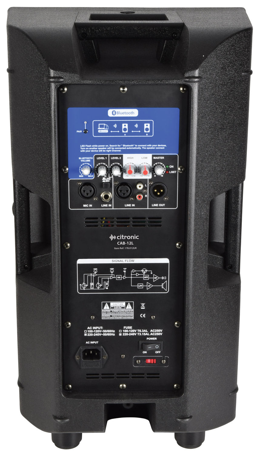 Citronic CAB-12L BT Link Speaker 300W - view 5