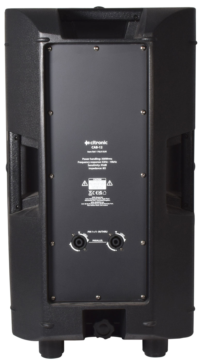 Citronic CAB-12 Passive Speakr Cab 300Wrms - view 3