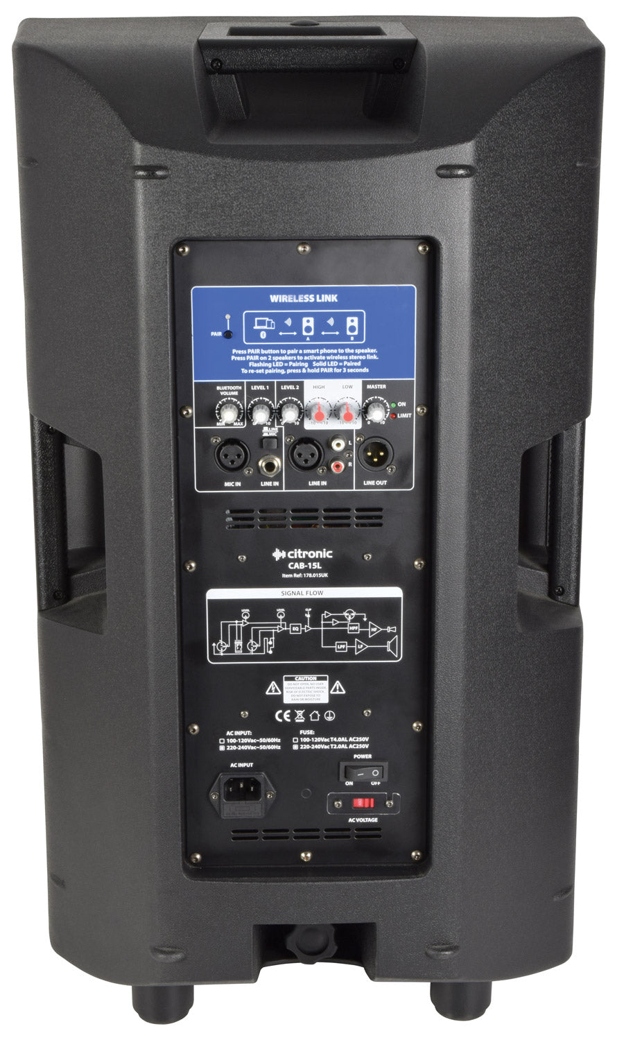 Citronic CAB-15L BT Link Speaker 350W - view 3